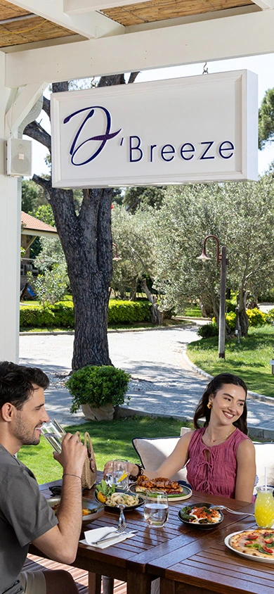 D Resort Ayvalık plaj-havuz sayfası mobil hero banner