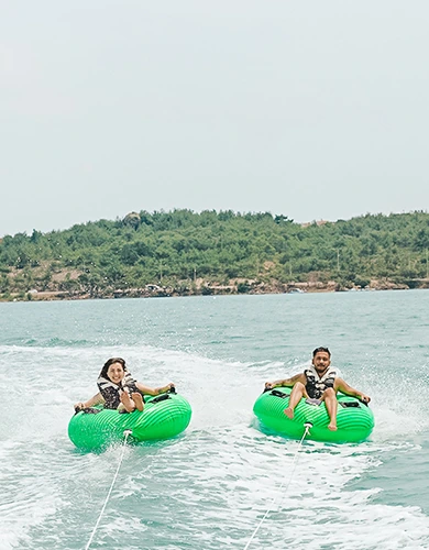 D Resort Ayvalık aktivitelerinde açık hava ve plaj keyfi mobil görsel