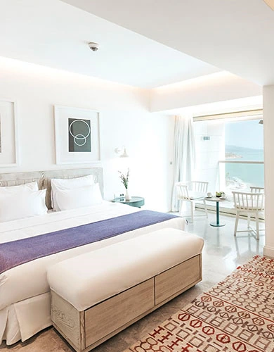 D Resort Ayvalık Superior Deniz Manzaralı Oda iç görünüm mobil galeri