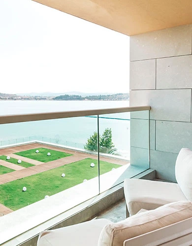 D Resort Ayvalık Superior Kısmi Deniz Manzaralı Oda iç görünüm mobil galeri
