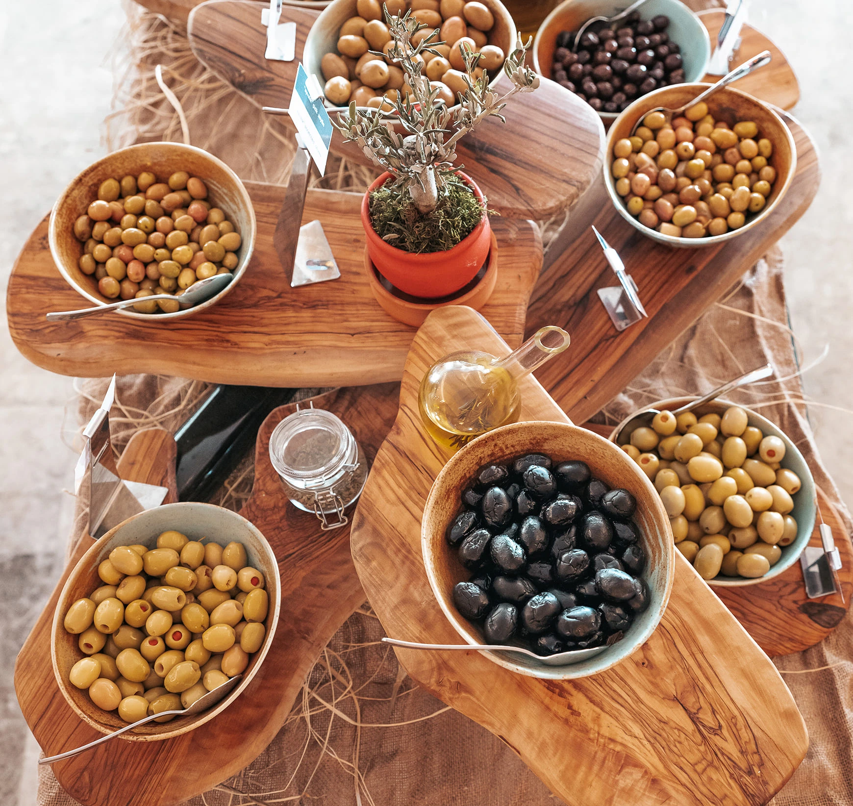 D Resort Ayvalık Olives restoranı zengin Ege sofrası ana görseli